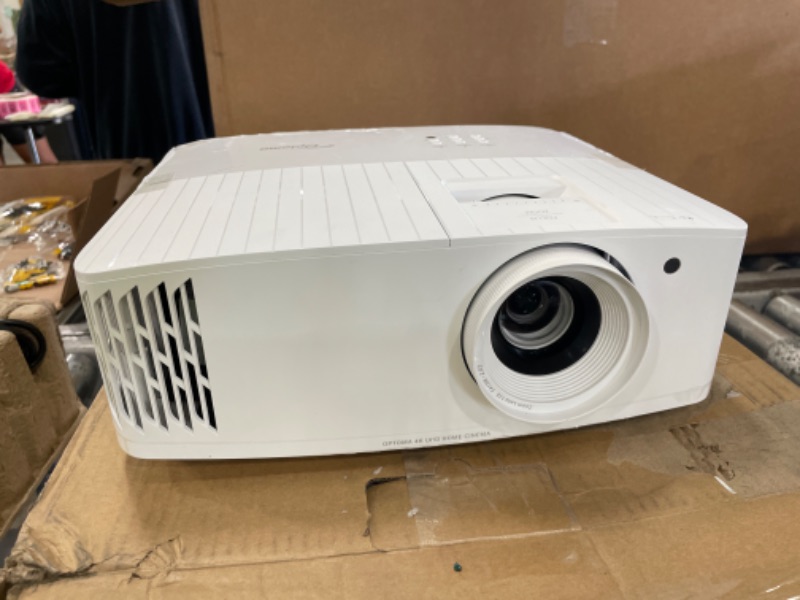 Photo 3 of Optoma UHD38 Bright, True 4K UHD Gaming Projector | 4000 Lumens | 4.2ms Response Time at 1080p with Enhanced Gaming Mode | Lowest Input Lag on 4K Projector | 240Hz Refresh Rate | HDR10 & HLG
