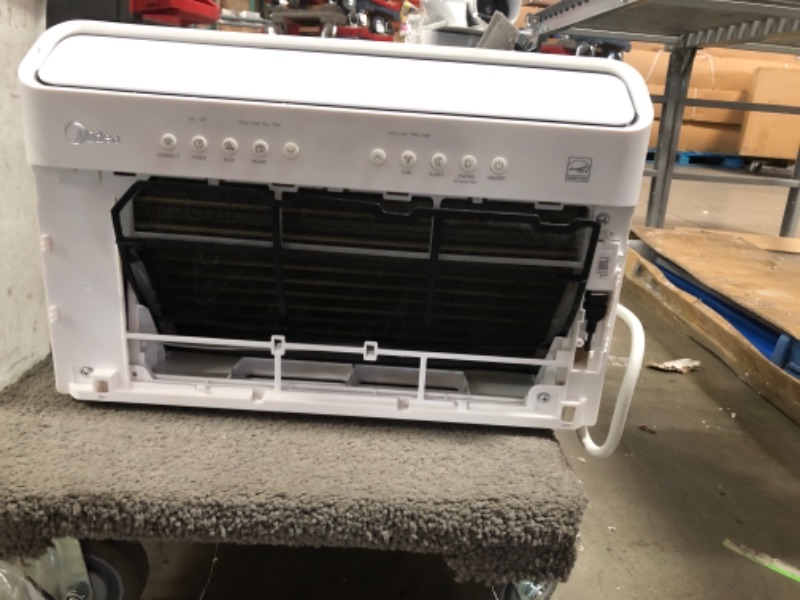 Photo 3 of ***PARTS ONLY***  Midea U Inverter Window Air Conditioner 10,000BTU, U-Shaped AC with Open Window Flexibility, Robust Installation,Extreme Quiet, 35% Energy Saving, Smart Control, Alexa, Remote, Bracket Included 21.97 x 19.17 x 13.46 inches
