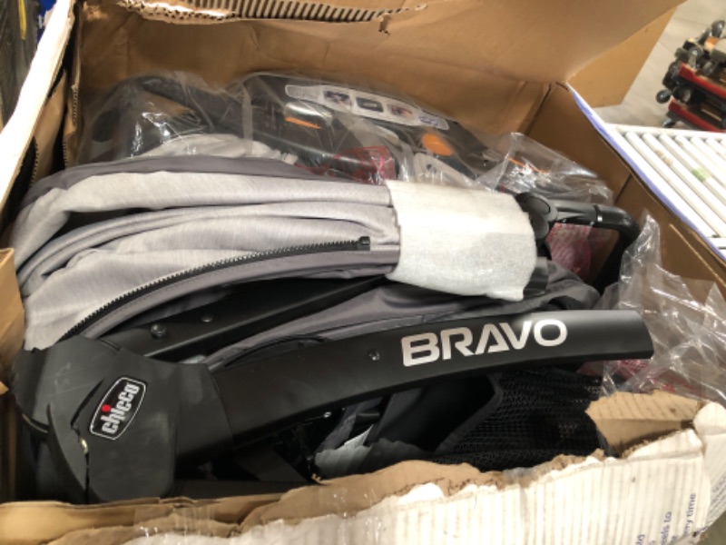 Photo 2 of MINOR DAMAGE**
Chicco Bravo LE Trio Travel System - Driftwood | Grey
