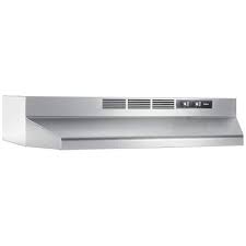 Photo 1 of Broan-NuTone
RL6200 Series 30 in. Ductless Under Cabinet Range Hood with Light in Stainless Steel