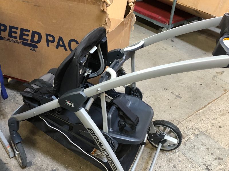 Photo 6 of Chicco Bravo For2 Standing/Sitting Double Stroller, Iron ?45.7 x 23.3 x 42.8 inches---SOLD BY PARTS

