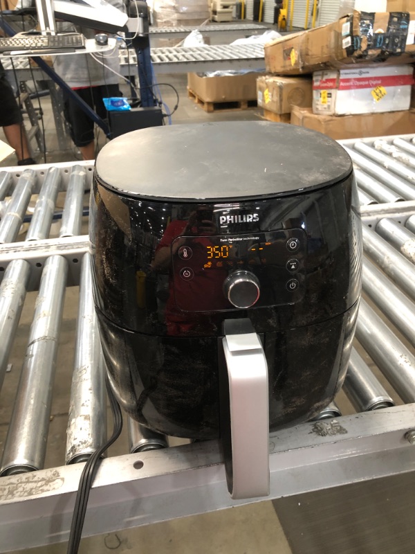 Photo 1 of Philips Premium Airfryer XXL with Fat Removal Technology, 3lb/7qt, Black, HD9650/96
