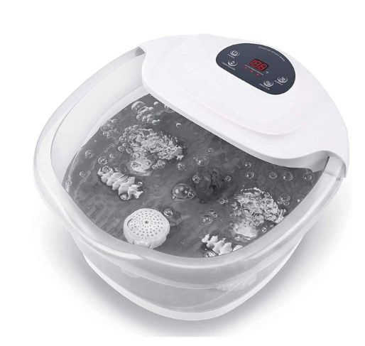 Photo 1 of MaxKare Foot Spa Bath Massager with Heat Bubble Vibration 3 in 1 Function