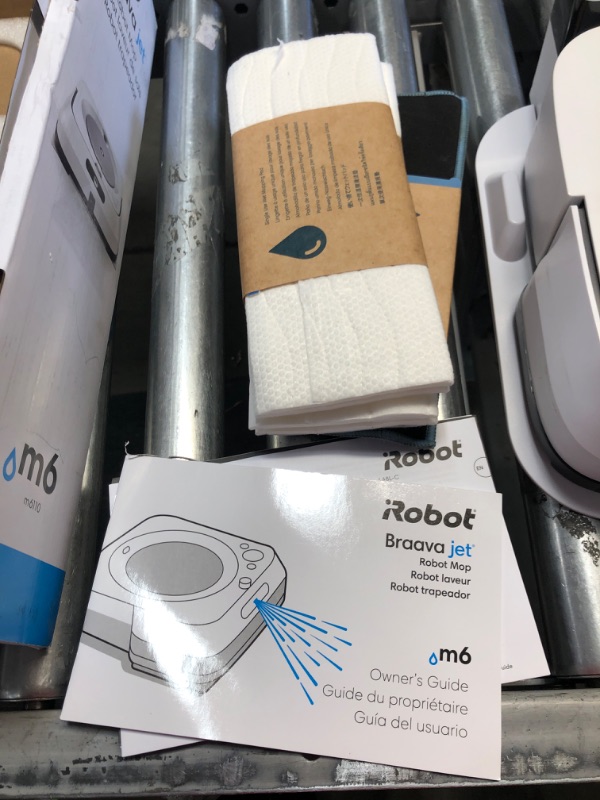 Photo 3 of Irobot Braava Jet m6 White Floor Mopping Robot By IRobot Self-Charging M611020
