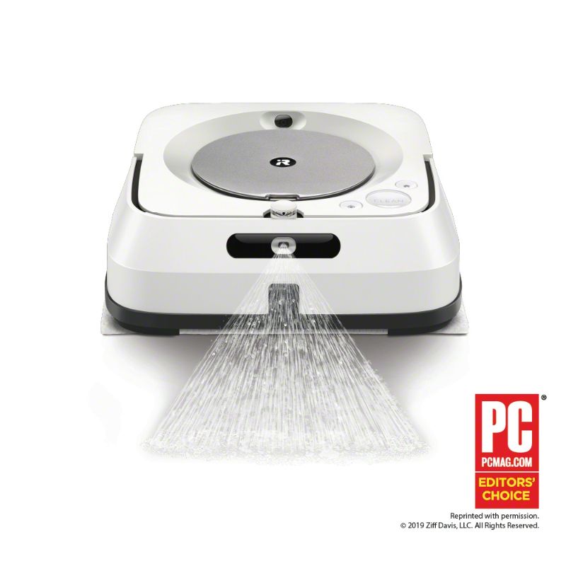 Photo 1 of Irobot Braava Jet m6 White Floor Mopping Robot By IRobot Self-Charging M611020
