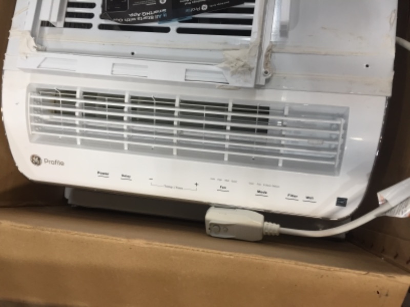 Photo 3 of MINOR DENTS 
Profile 8,100 BTU 115-Volt Ultra Quiet Smart Window Room Air Conditioner for Medium Rooms with Wi-Fi and Remote in White
