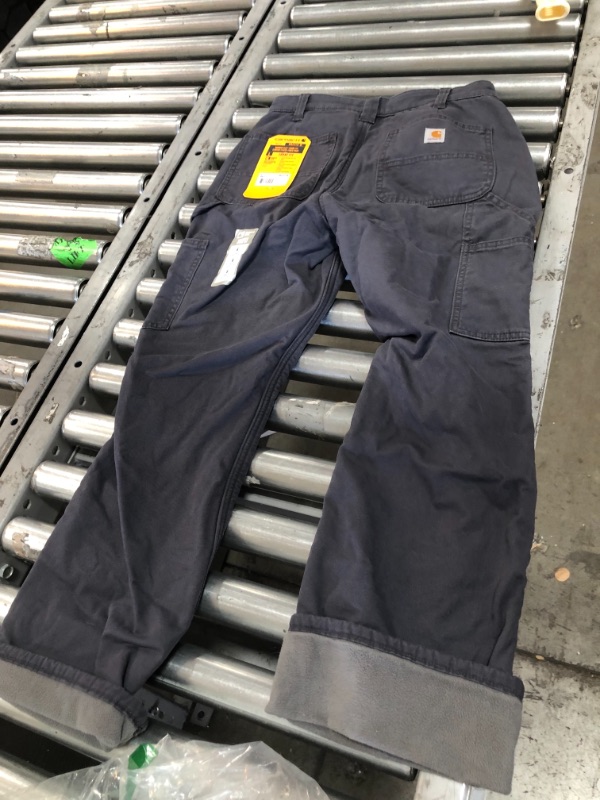 Photo 3 of Carhartt Women's Polyester Fleece-Lined Crawford Pants | Coal | 6 Short
