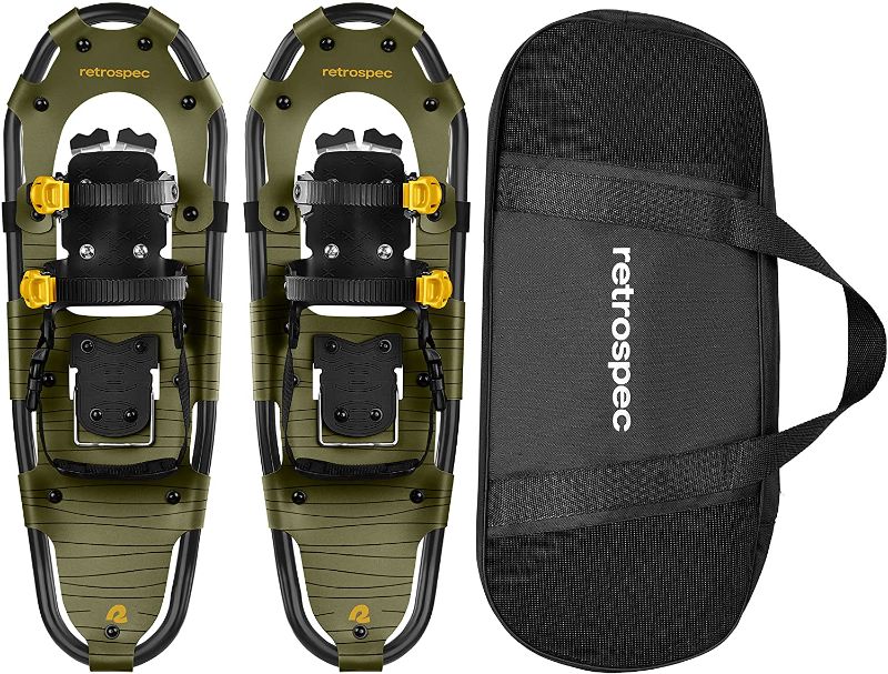 Photo 1 of Retrospec Drifter Snowshoe for Men & Women, Aluminum All Terrain with Fully Adjustable Binding and Carry Bag 30"
