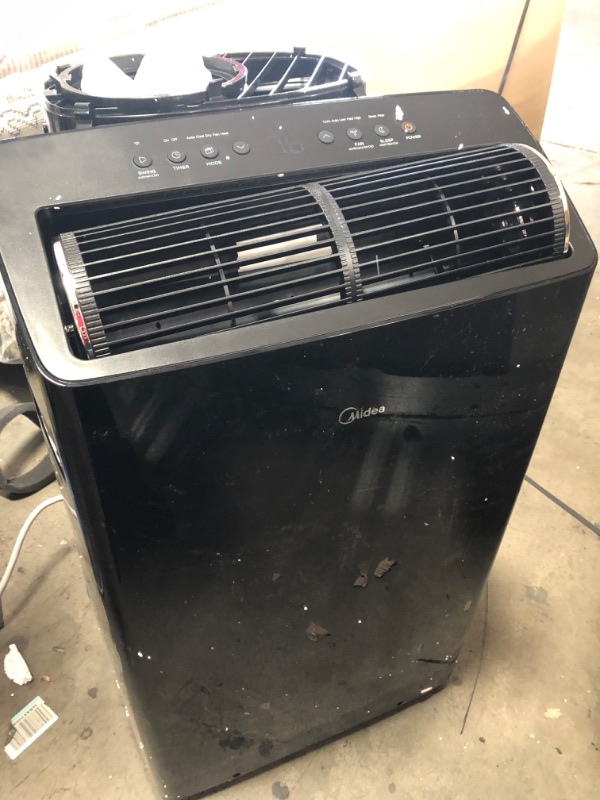 Photo 7 of Midea Duo 14,000 BTU(12,000 BTU SACC)Ultra Smart HE Inverter Portable Air Conditioner with Heater,Dehumidifier Fan Cools Upto 550 Sq.ft.works with Ale
