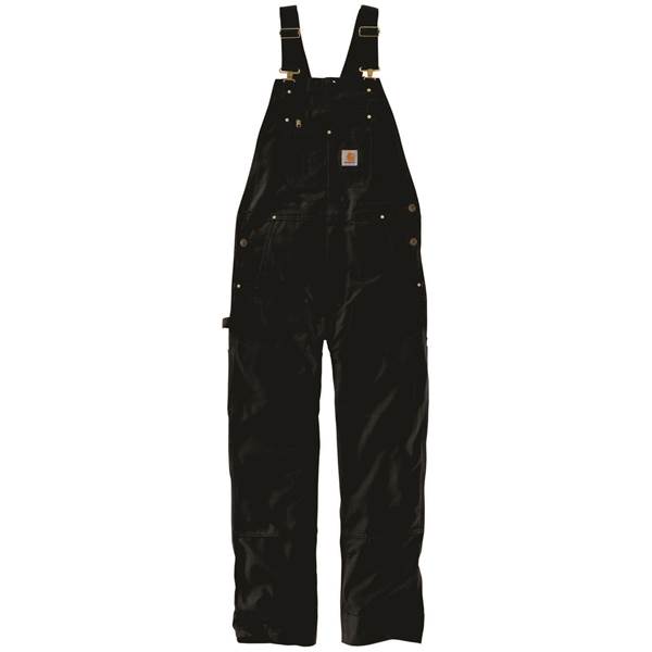 Photo 1 of Carhartt Salopette En Toile De Coton R01 Pour Hommes Noir 32
