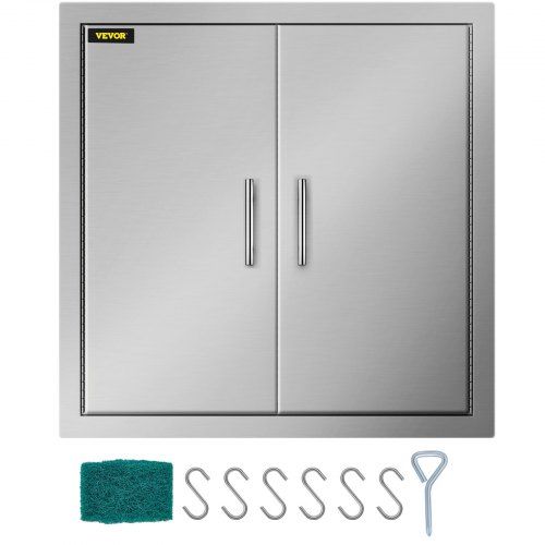 Photo 1 of 31”x31”bbq Access Island Double Door Outdoor Kitchen Stainless Steel Cabinet
