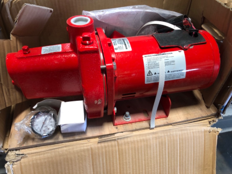 Photo 2 of **MISSING PARTS**MINOR DAMAGE** Red Lion RJS-100-PREM 602208 Premium Cast Iron Shallow Well Jet Pump