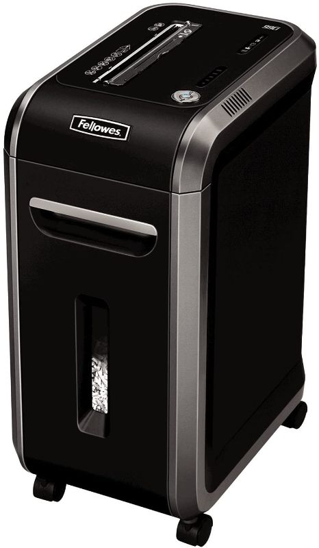 Photo 1 of ***DAMAGED** Fellowes 3229901 Powershred 99Ci 100 percent Jam Proof Heavy-Duty Cross-Cut Shredder, 18 Sheet Capacity
