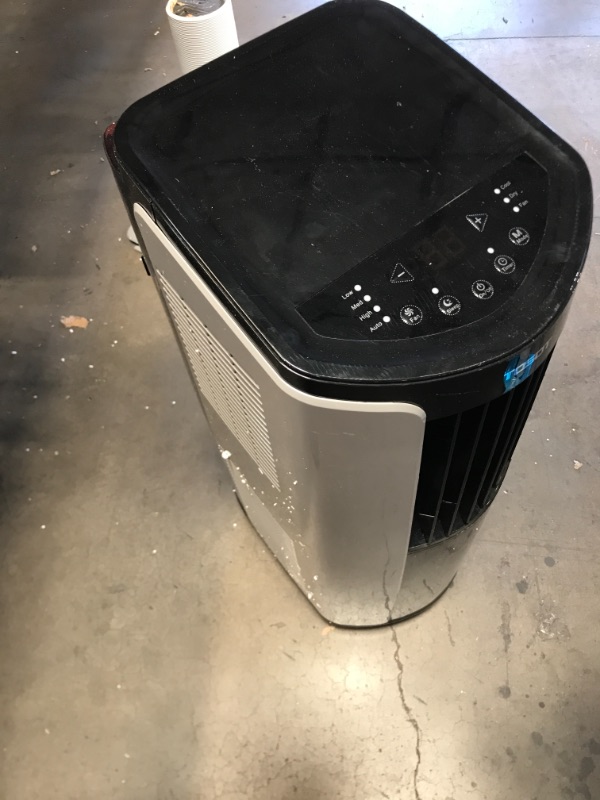 Photo 3 of **DAMAGED** Tosot
8,000 BTU Portable Air Conditioner Quiet, Remote Control, Built-In Dehumidifier, Fan-Cool Rooms Up to 300 sq. ft., Black