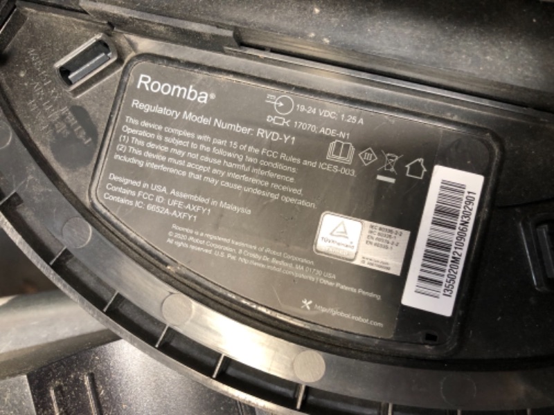 Photo 3 of **MISSING PARTS** IRobot Roomba I3 WiFi Connected Robot Vacuum Automatic Dirt Disposal
