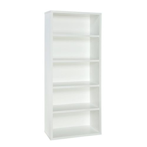 Photo 1 of **MISSING PARTS**DAMAGED**  ClosetMaid Premium White 5-shelf Adjustable Bookcase
