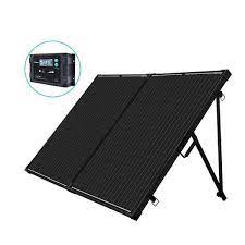 Photo 1 of ***MINOR WARE TO UNIT** 
Renogy
200-Watt 12-Volt Monocrystalline Foldable Suitcase Off-Grid Solar Power Kit with Voyager