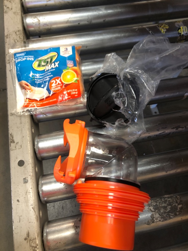 Photo 4 of **DAMAGED** Camco 39742 RhinoFLEX 20' RV Sewer Hose Kit with Swivel Fitting
