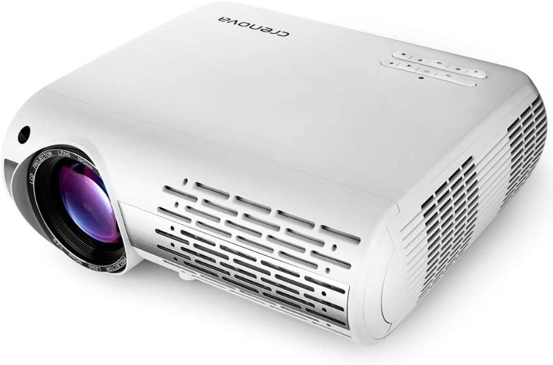 Photo 1 of Crenova XPE660 Upgraded Home Entertainment Video Projector - Full 1080P HD Supported - 5,000 Lumens Create Vivid Brightness - 1280X800 Native Resolution Gives Big-Screen Images with Unmatched Clarity
