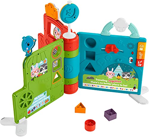 Photo 1 of Fisher-Price Sit-to-Stand Giant Activity Book, Electronic Learning Toy and Activity Center for Infants and Toddlers Ages 6 Months to 3 Years
