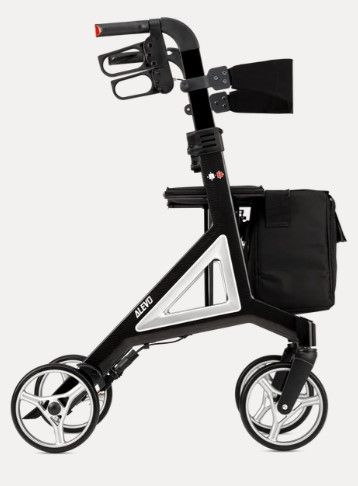 Photo 1 of Alevo Country rollator Designed by Porsche Design Studio Walker Foldable (black)
