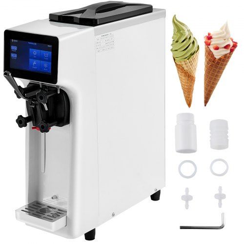 Photo 1 of ***PARTS ONLY*** VEVOR Commercial Soft Serve Ice Cream Maker Frozen Yogurt Machine 10-20L/H White
