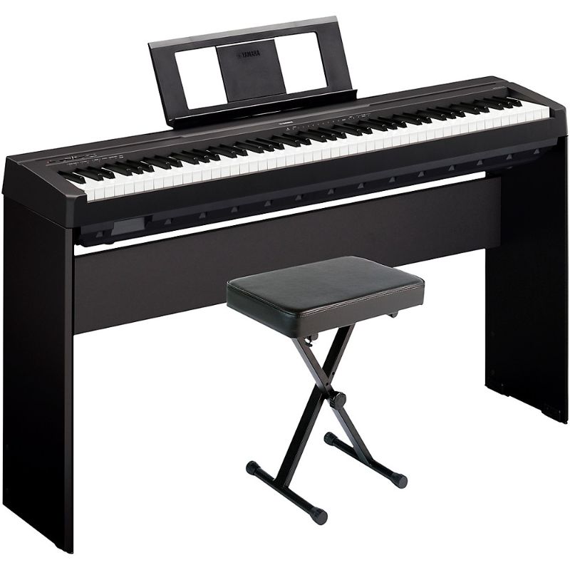 Photo 1 of Yamaha P-45Lxb Digital Piano with Stand and Bench Black
