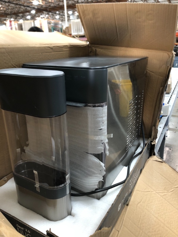 Photo 2 of GE Profile Opal 2.0 | Countertop Nugget Ice Maker with Side Tank | Ice Machine with WiFi Connectivity | Smart Home Kitchen Essentials | Stainless Steel
