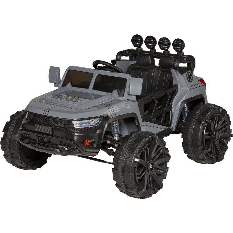 Photo 1 of 17138 12V Special OPS Battery Powered Ride on Truck, Gray - One Size
