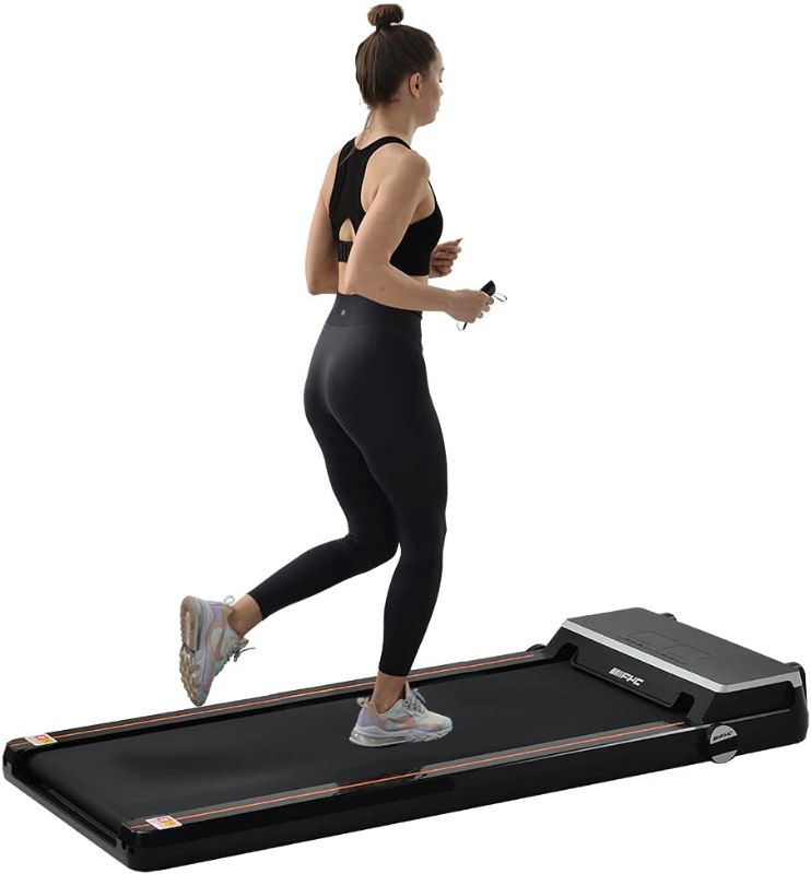 Photo 1 of Treadmill Under Desk Treadmill 2.5HP Portable Walking Treadmill for Home,Silent Operation, Suitable for Home,Office,Gym Aerobic Exercise
