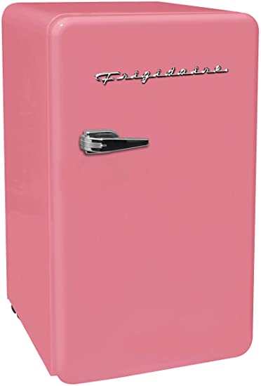 Photo 1 of FRIGIDAIRE EFR372-PINK 3.2 Cu Ft Pink Retro Compact Rounded Corner Premium Mini Fridge
MINOR DENTS