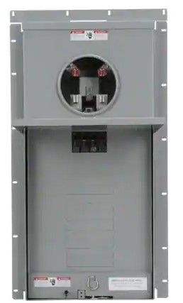 Photo 1 of (COSMETIC DAMAGES) Siemens 200 Amp 20-Space 40-Circuit Overhead Flush Meter Combo Load Center