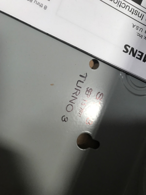 Photo 4 of (BENT DOOR CORNER) Siemens PN Series 200 Amp 30-Space 48-Circuit Main Lug Plug-On Neutral Load Center Indoor with Copper Bus