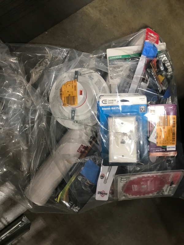 Photo 1 of **NOT REFUNDABLE** BUNDLE OF ASSORTED MISC HOME DEPOT ITEMS 
