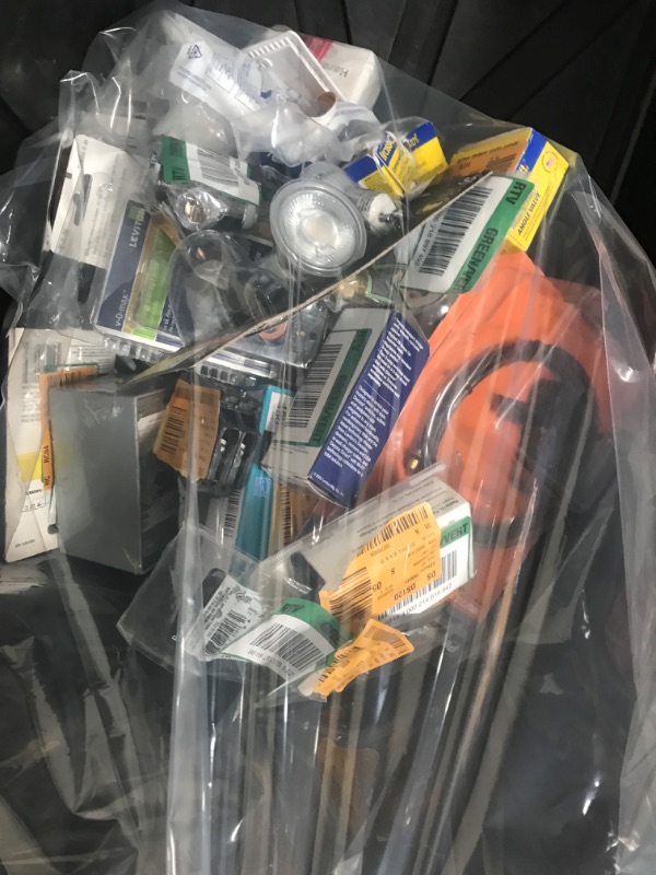 Photo 1 of **NOT REFUNDABLE** BUNDLE OF ASSORTED MISC HOME DEPOT ITEMS 
