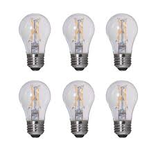 Photo 1 of 2 BOXES OF EcoSmart
100-Watt Equivalent A19 Dimmable Clear Glass Filament LED Light Bulb Daylight (4-Pack)