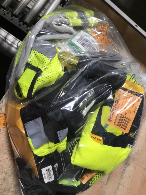 Photo 2 of **NOT REFUNDABLE** BUNDLE OFSAFETY VESTS AND GLOVES