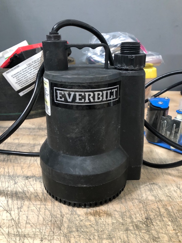 Photo 5 of ***PARTS ONLY*** 1/6 HP Plastic Submersible Utility Pump
