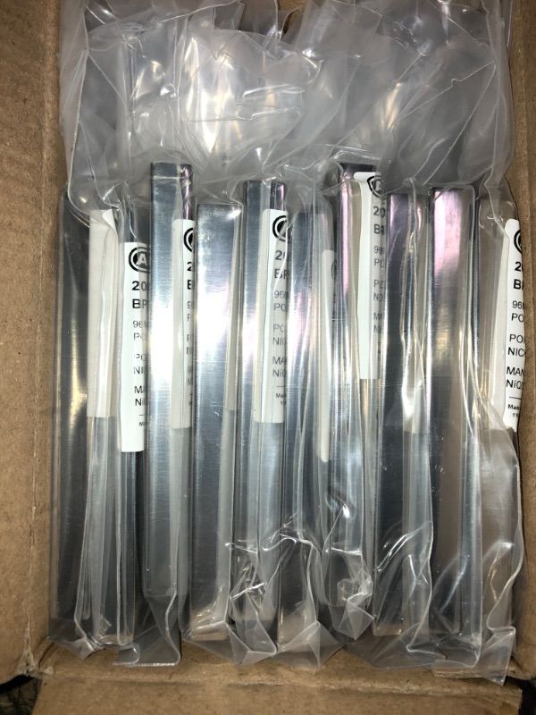 Photo 1 of Amerock Monument 3.75" Aluminum Cabinet Pull in Polished Nickel-20pack 
