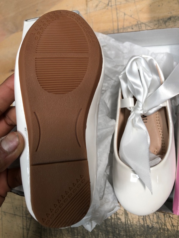 Photo 1 of ADAMUMU Girls Dress Shoes Princess Mary Jane Shoes Slip on Casual Toddler Girl Ballet Flats -SIZE 8 TODDLERS 