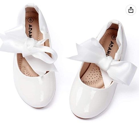 Photo 1 of ADAMUMU Girls Dress Shoes Princess Mary Jane Shoes Slip on Casual Toddler Girl Ballet Flats -SIZE 8 TODDLERS 