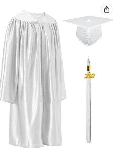 Photo 1 of GraduatePro Shiny Kindergarten Preschool Graduation Cap and Gown 2022 Set for Prek Toddler Kids-SIZE 33 
