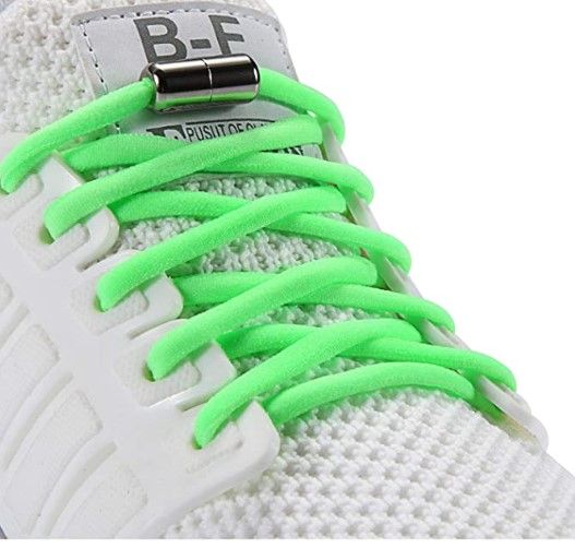 Photo 1 of booyckiy Shoelaces for Kids, Adults and Elderly -3 PACK - GREEN 