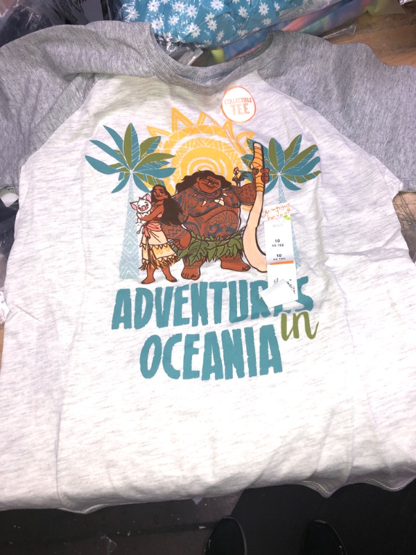 Photo 1 of Disney's Moana Girls Flutter Sleeve Tee by Jumping Beans®-T10