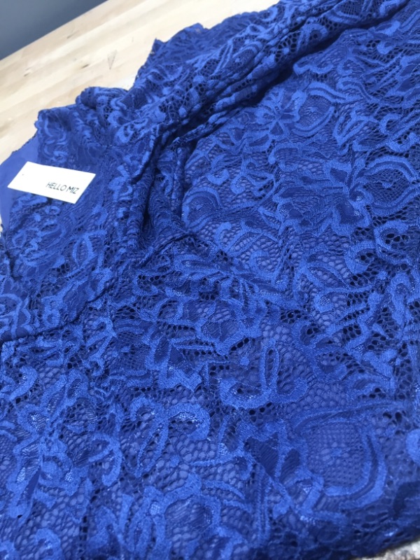 Photo 1 of HELLO MIZ Women's Lace Maternity Dress with Nursing Friendly Faux Wrap SIZE S "DIFERENT COLOR FROM STOCK PHOTO"