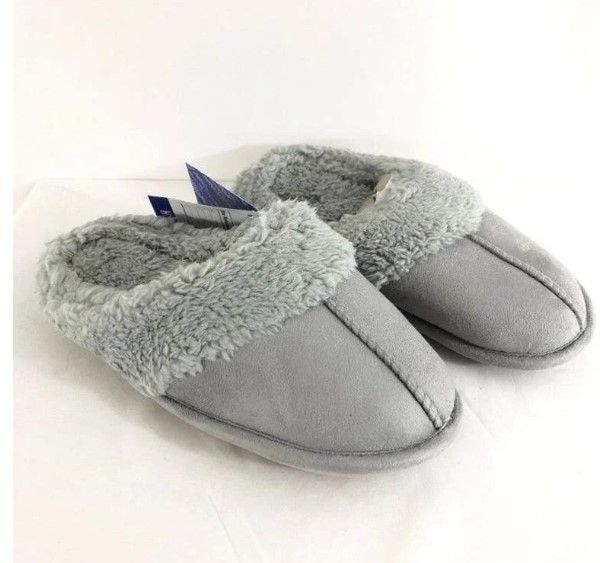 Photo 1 of Hometop Womens Slippers Clogs Faux Suede SIZE 9-10 