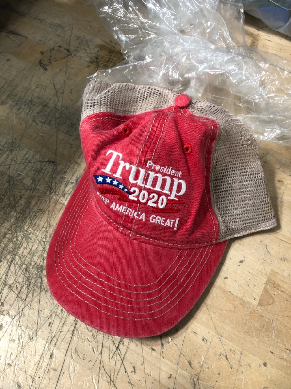 Photo 2 of ChoKoLids Trump 2020 Keep America Great Campaign Embroidered USA Hat | Baseball Bucket Trucker Cap
