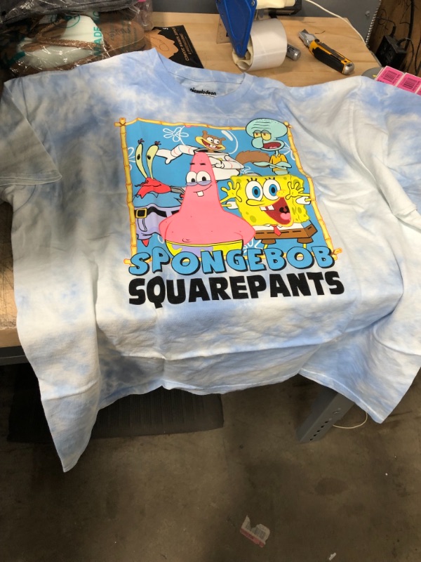 Photo 1 of nickelodeon men's SpongeBob group shot t-shirt, size XL 