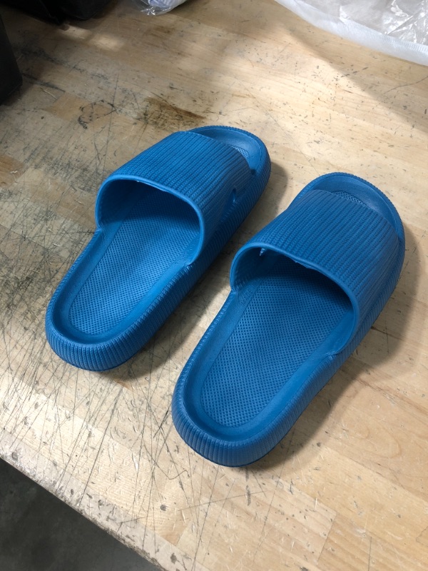 Photo 1 of Cloud Slippers for Women and Men, Rosyclo Massage Shower Bathroom Non-Slip Quick Drying Open Toe Super Soft, Size 7-8 for Women/ Size 6-7 for Men
