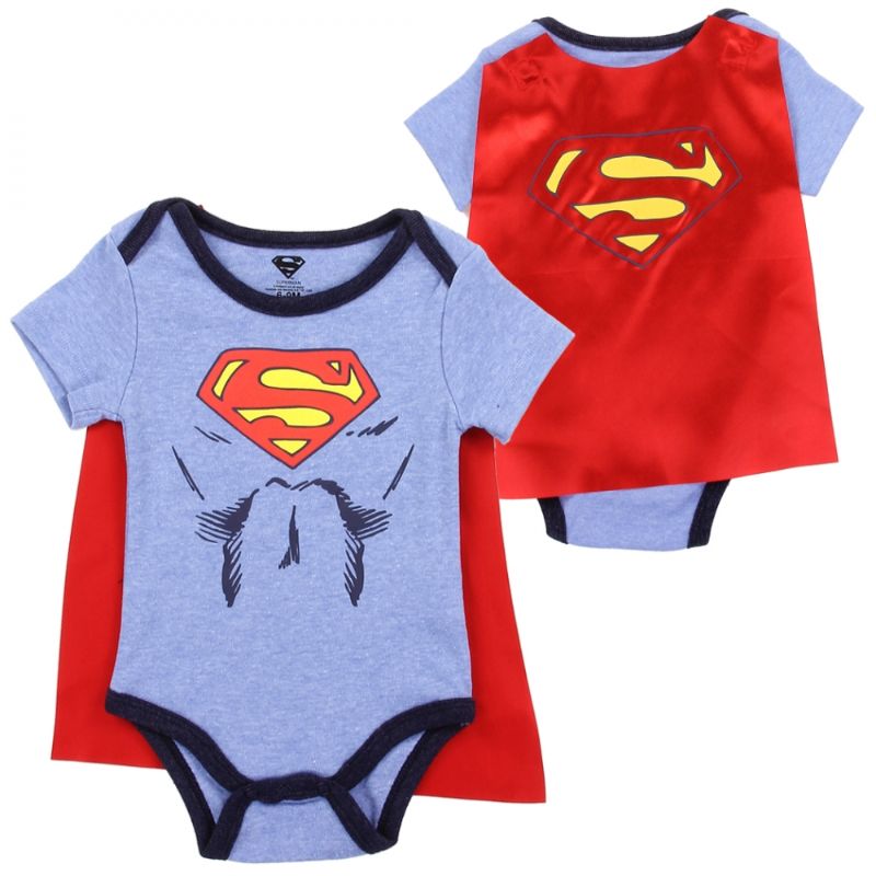 Photo 1 of DC Comics Baby Superman Boys Onesie With Cape, 3-6 Months
